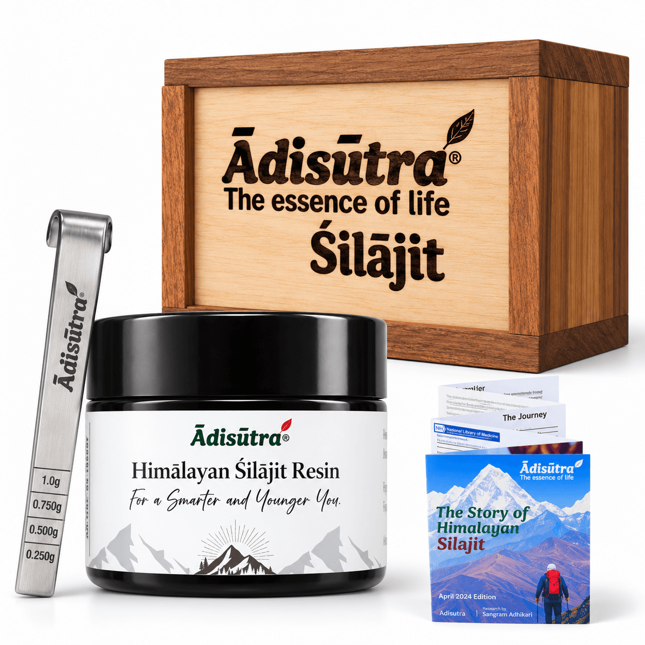 Adisutra Pure Himalayan Shilajit Resin