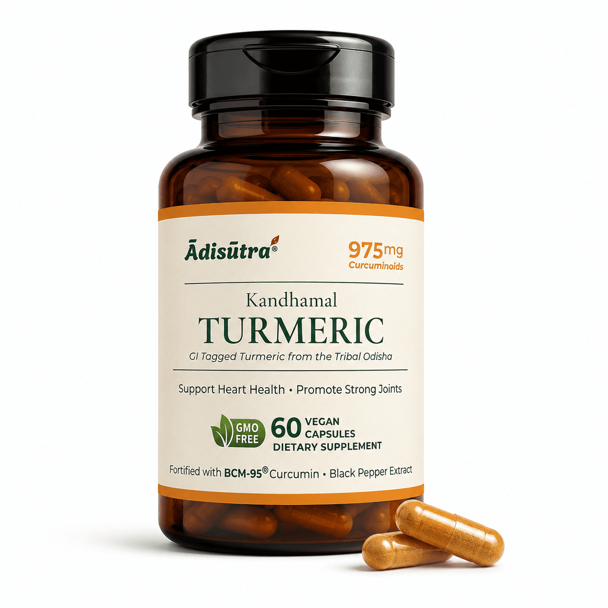 Kandhamal Turmeric- 60 Capsules