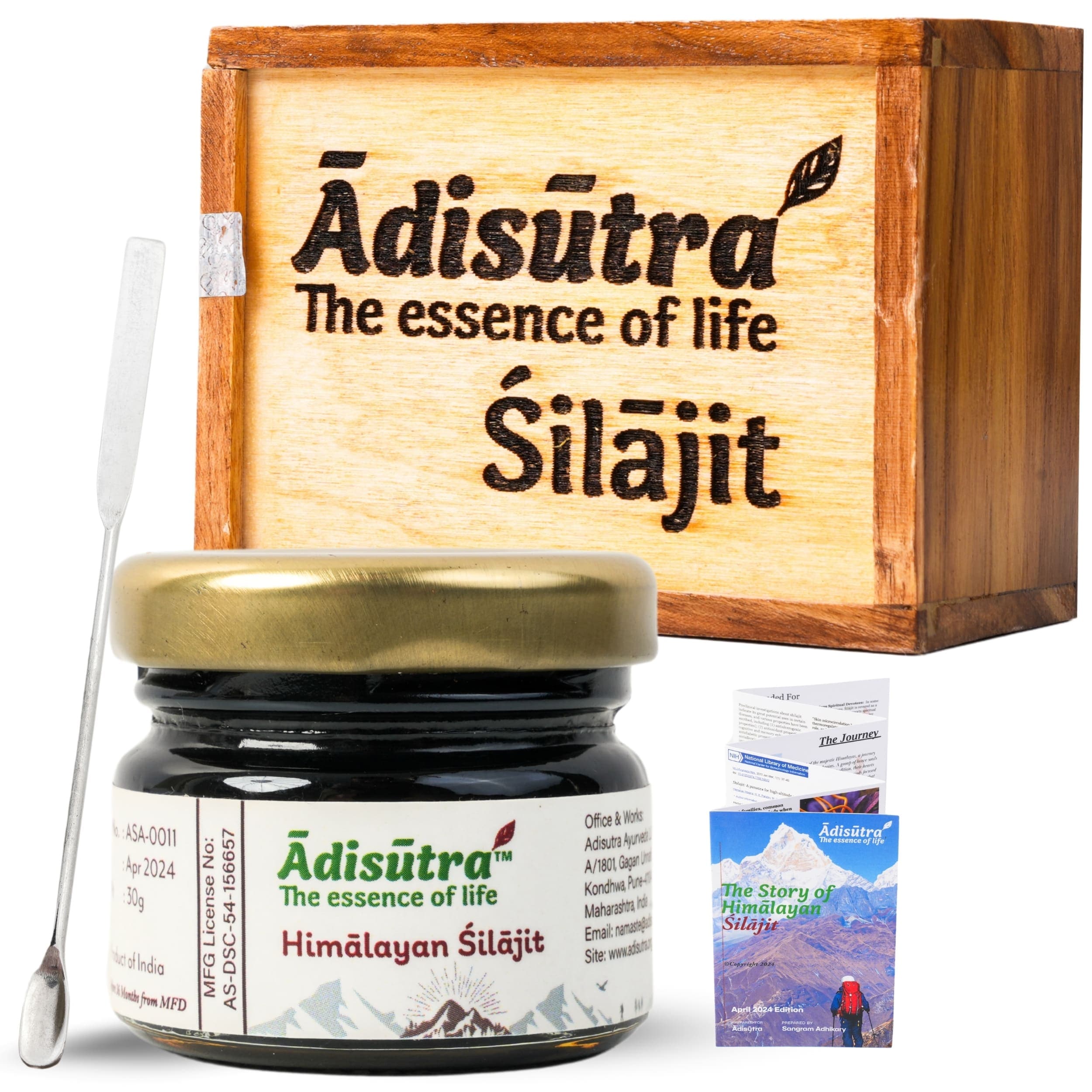 Adisutra Pure Himalayan Shilajit Resin